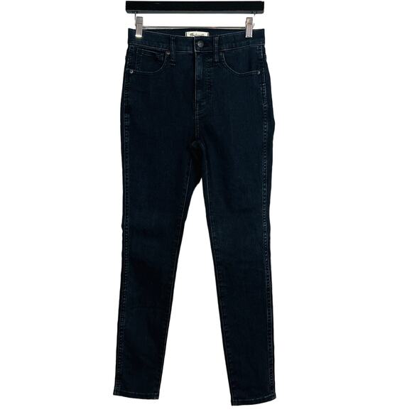 Madewell 10" High Rise SKinny Jeans Black - 26 - Picture 1 of 4